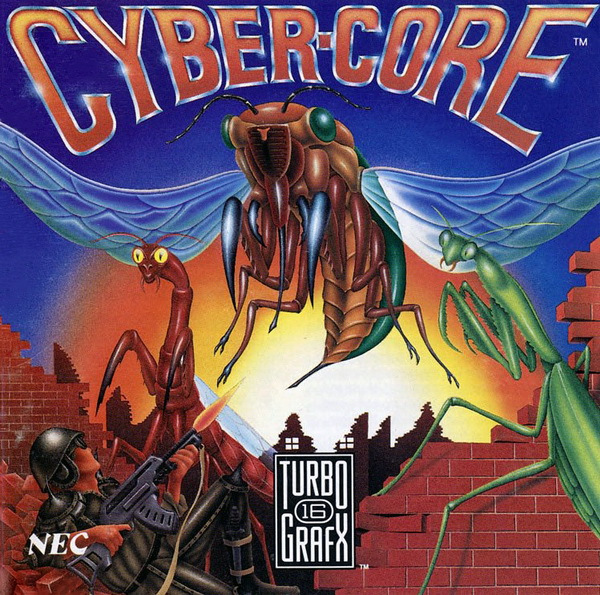 Cyber Core box art for PC Engine